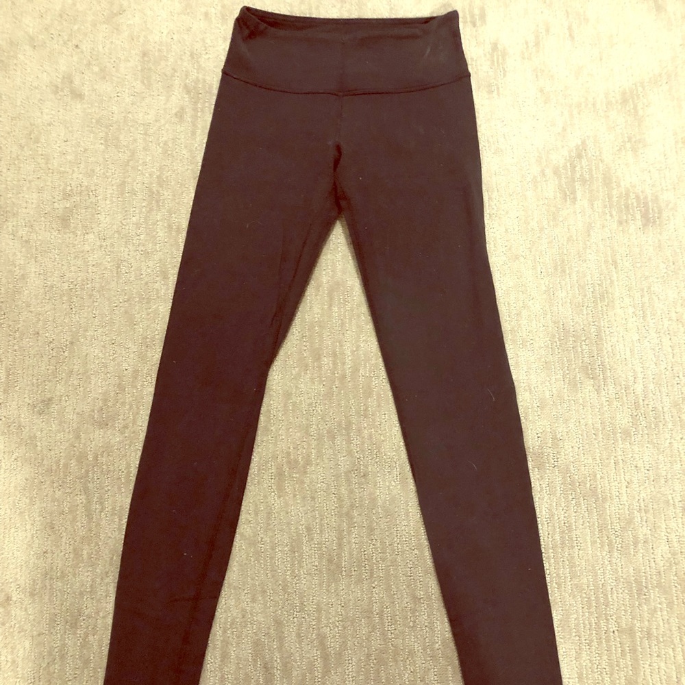 Lululemon full length wunderunder black leggings